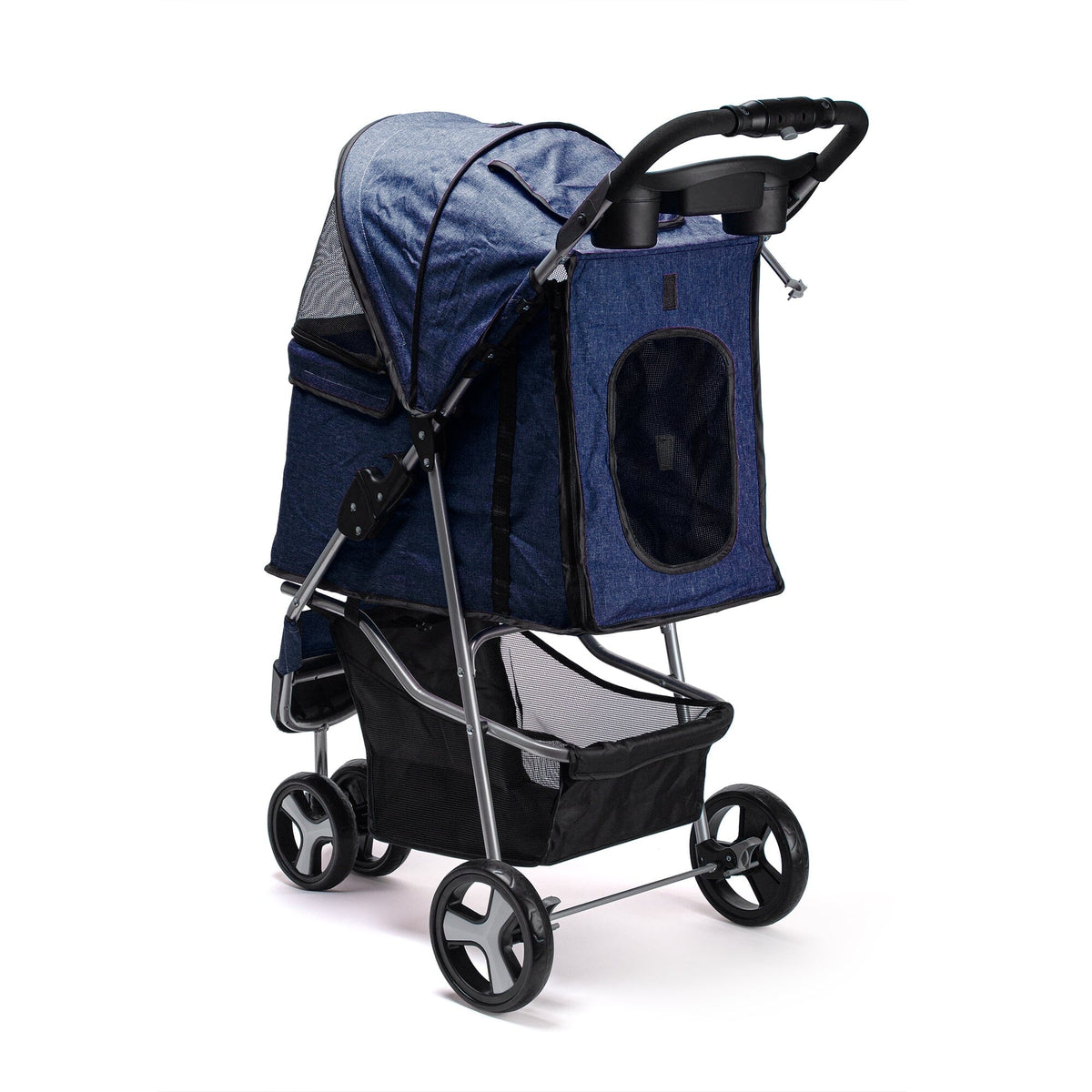 Dogline Casual Pet Stroller with Removable Cup Holder