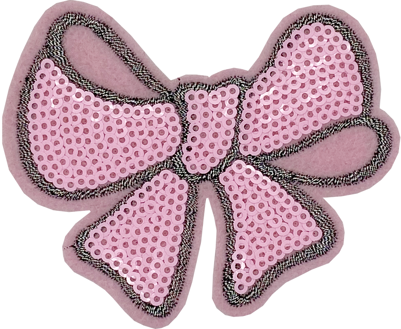 Pink Sequin Bow - Patch