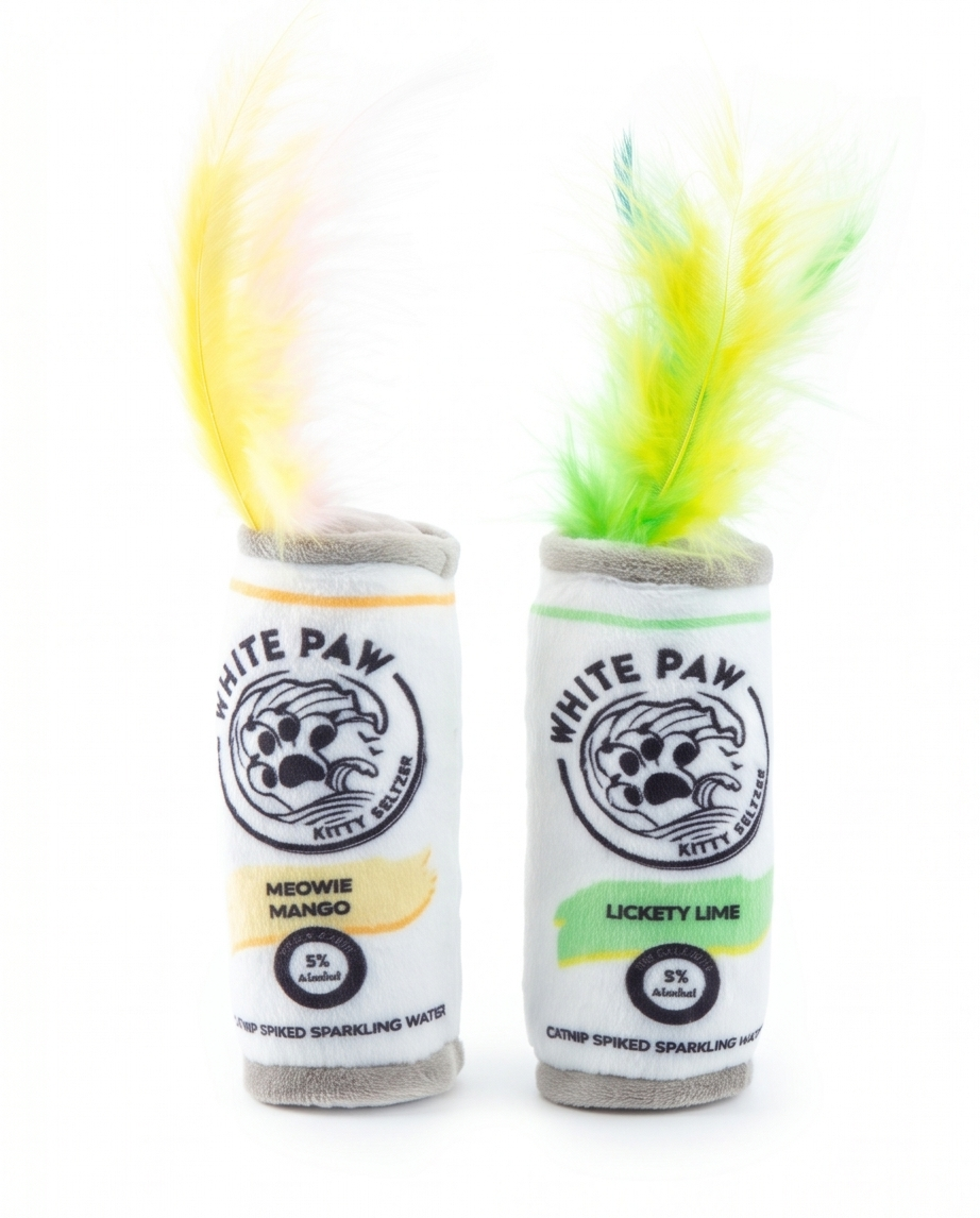 Haute Diggity Dog White Paw (Mango & Lime) Organic Catnip Cat Organic Catnip Toy