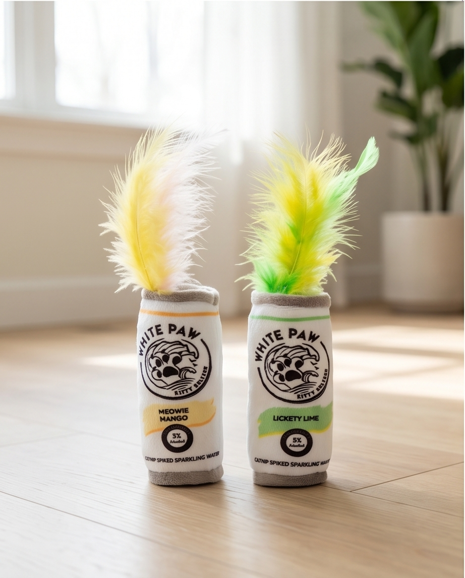 Haute Diggity Dog White Paw (Mango & Lime) Organic Catnip Cat Organic Catnip Toy