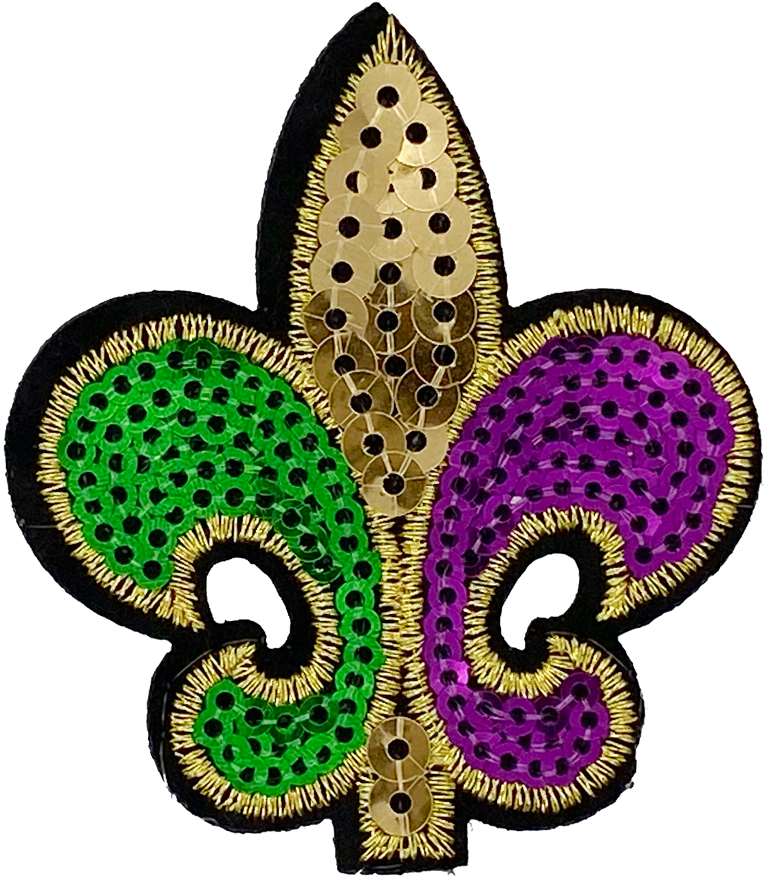 Mardi Gras Fleur de Lis - Patch