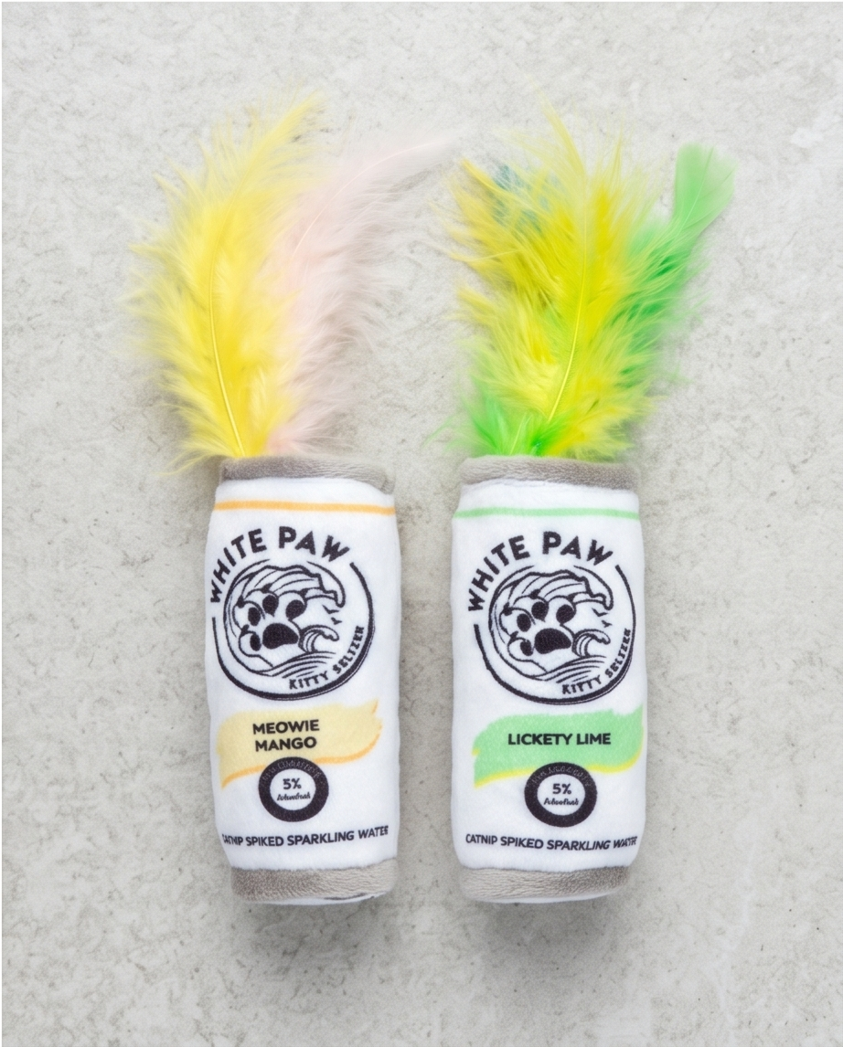 Haute Diggity Dog White Paw (Mango & Lime) Organic Catnip Cat Organic Catnip Toy