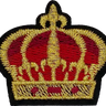 Red & Gold Crown - Patch