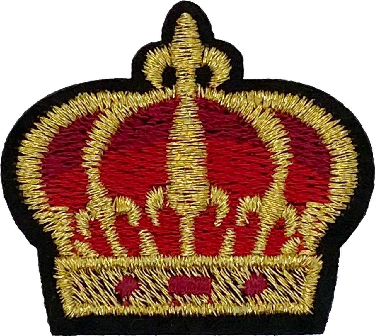 Red & Gold Crown - Patch