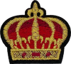 Red & Gold Crown - Patch