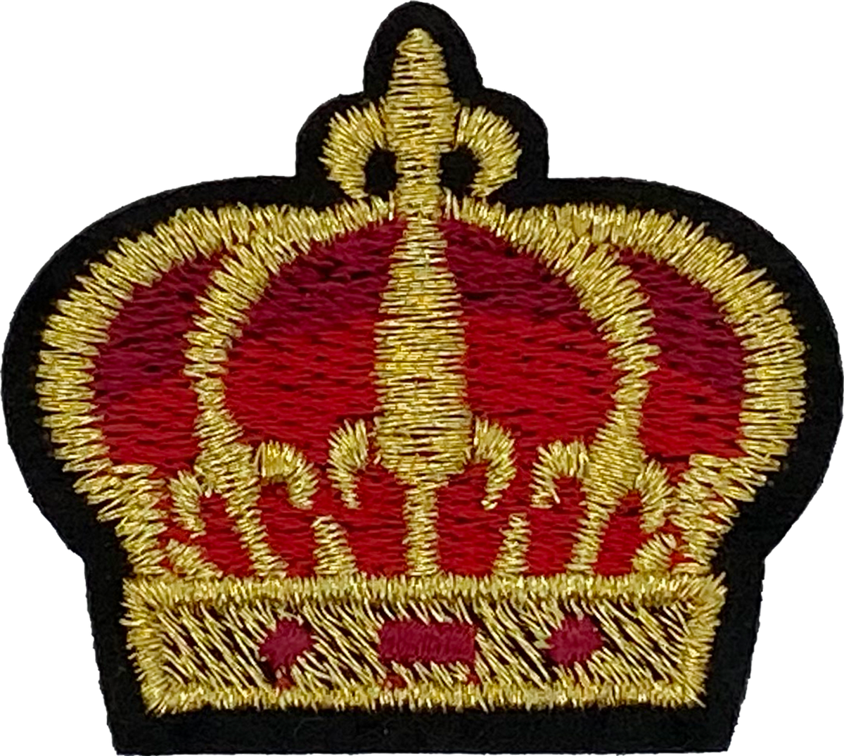 Red & Gold Crown - Patch