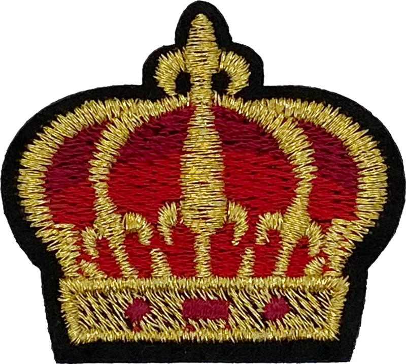 Red & Gold Crown - Patch