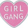 Girl Gang Pink Heart - Patch