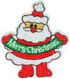 Merry Christmas Santa - Patch