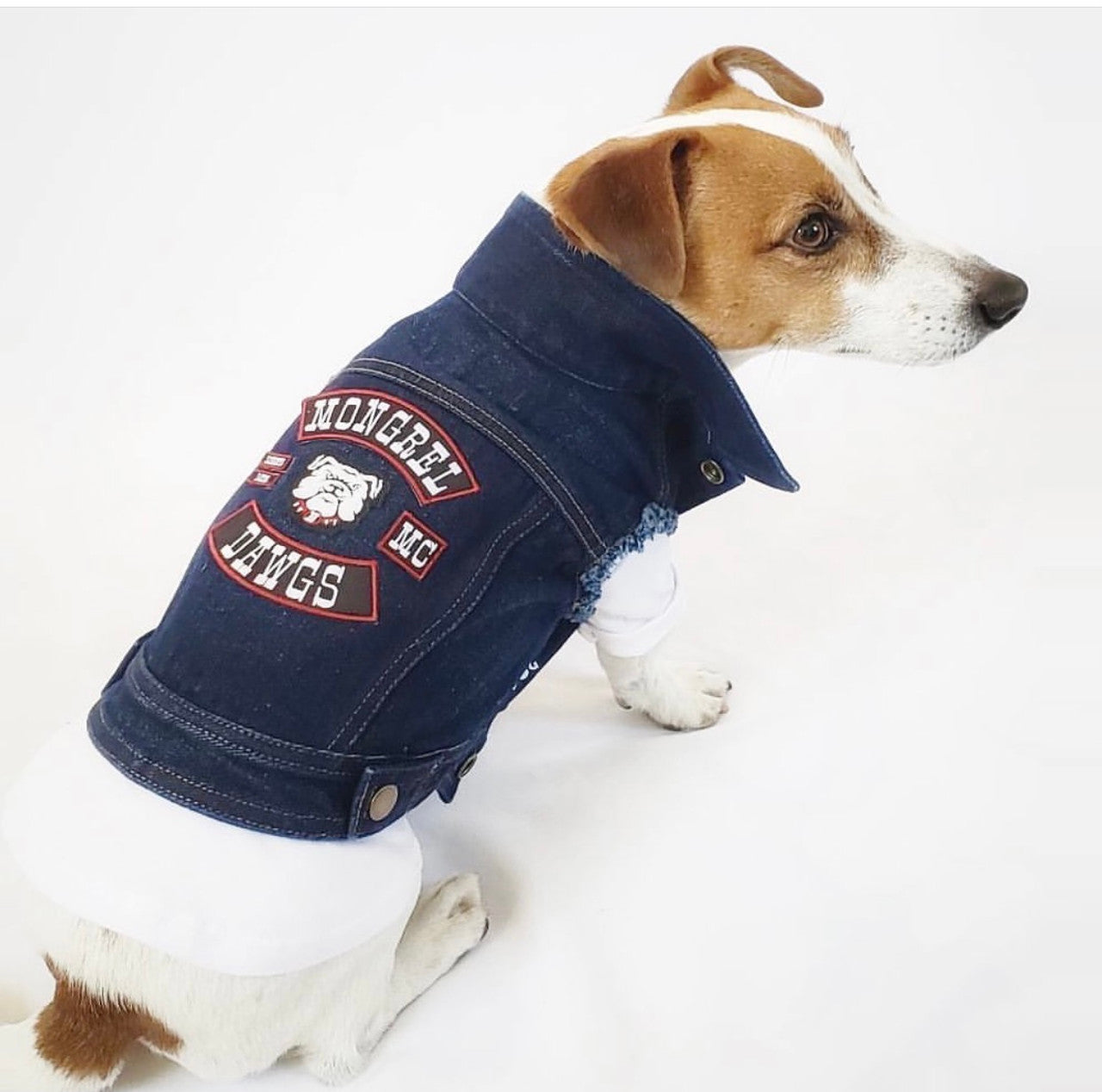 Mongrel Dawg 6 Piece EMBROIDERY Patch (4")