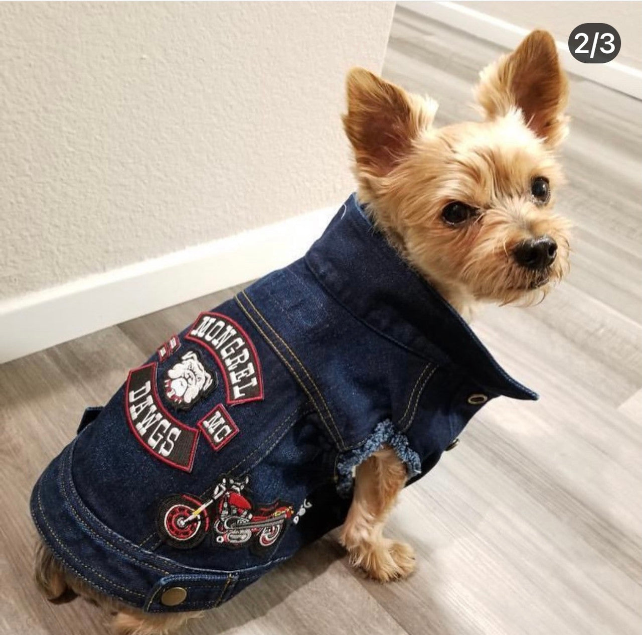 Mongrel Dawg 6 Piece EMBROIDERY Patch (4")