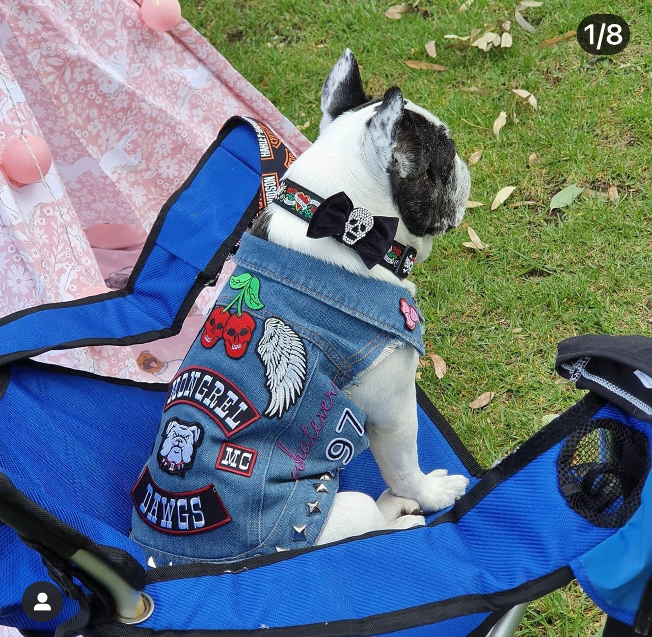 Mongrel Dawg 6 Piece EMBROIDERY Patch (6)