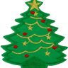 Christmas Tree (Satin) - Patch