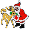 Santa & Deer - Patch