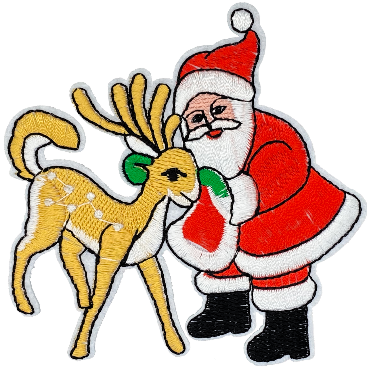 Santa & Deer - Patch