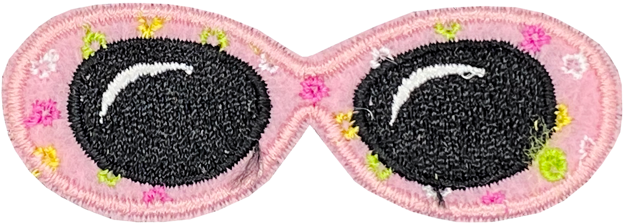 Pink Dot Glasses - Patch