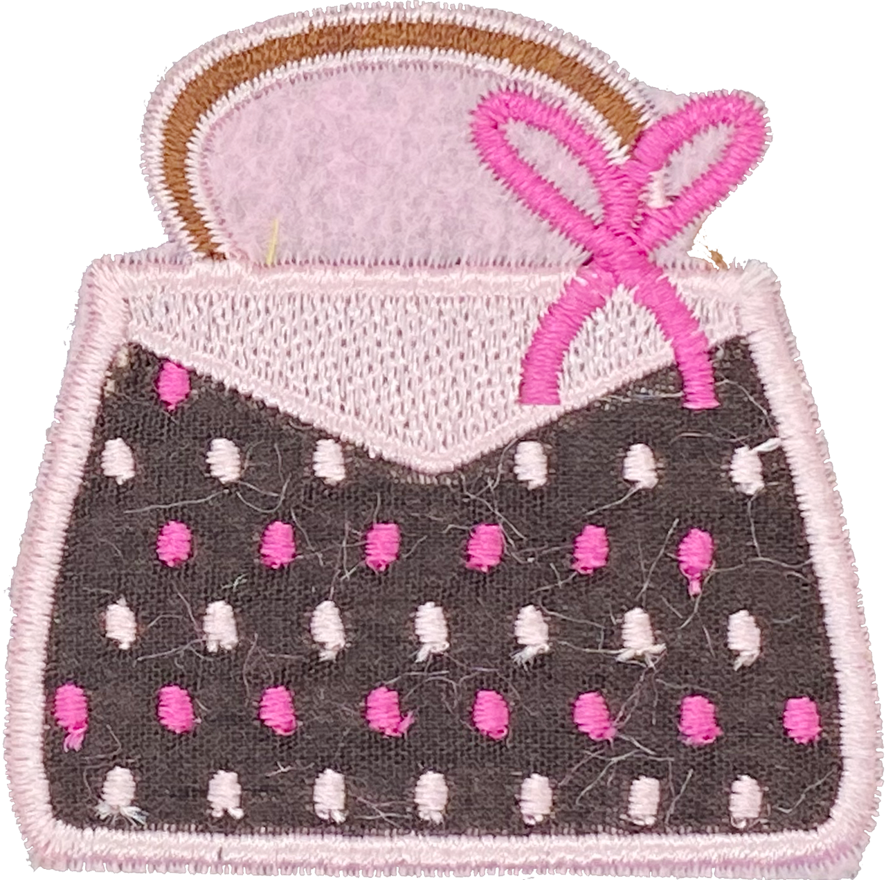 Pink Dot Purse - Patch