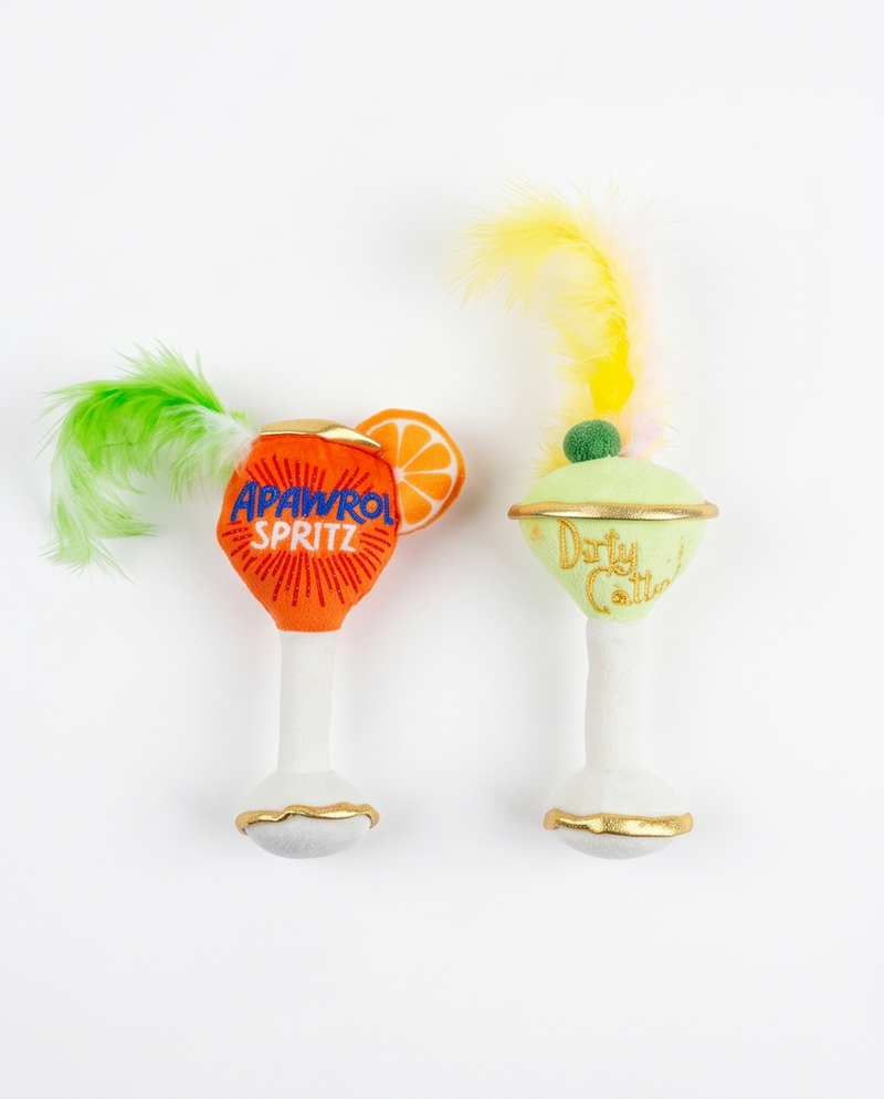Haute Diggity Dog Kitty Cocktails (2 cocktails) Organic Catnip Toy