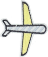 Yellow Plane - Patch