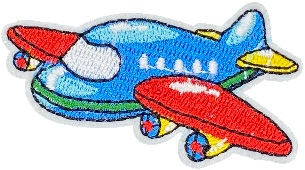 Red & Blue Plane - Patch
