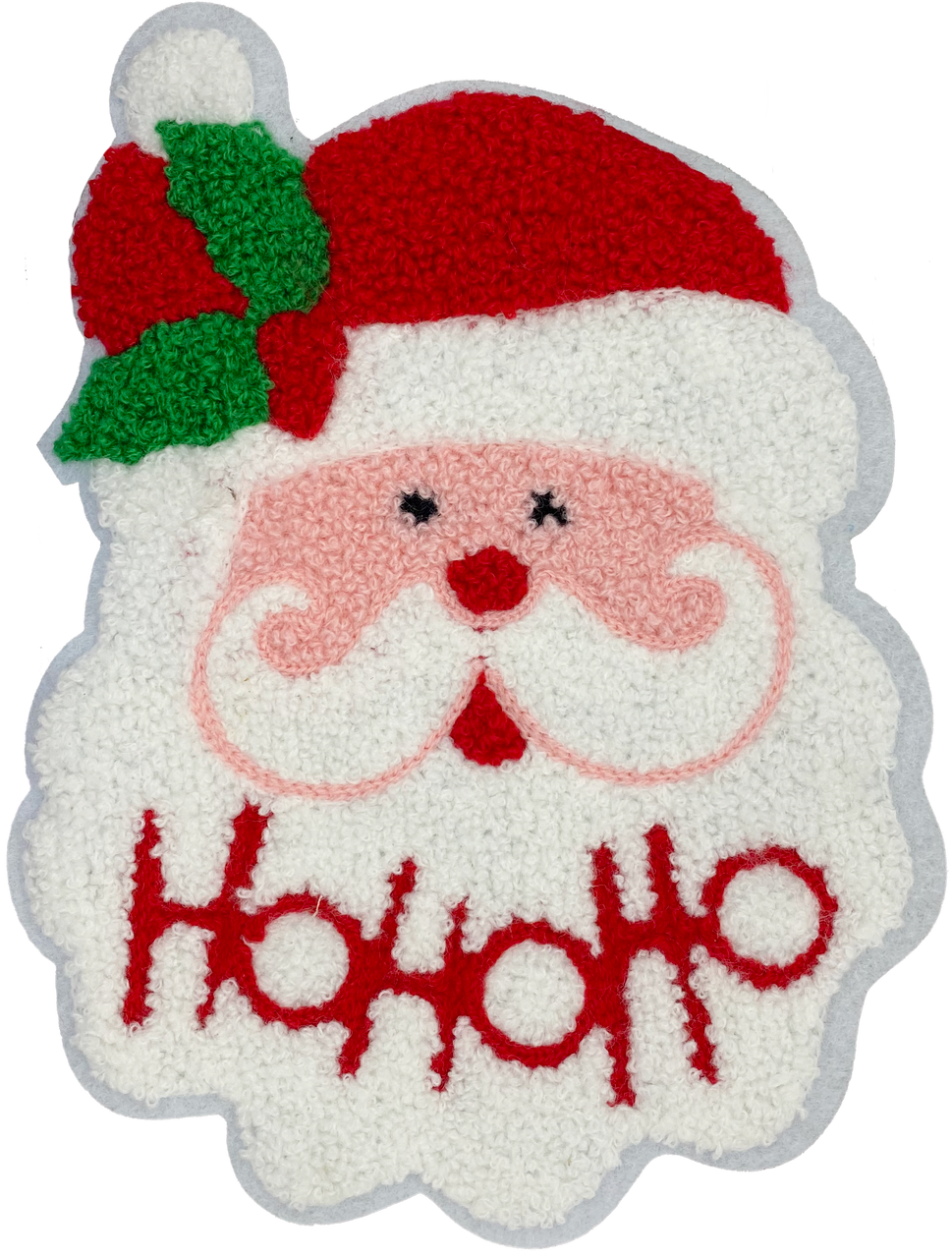 Chenille Santa - Patch