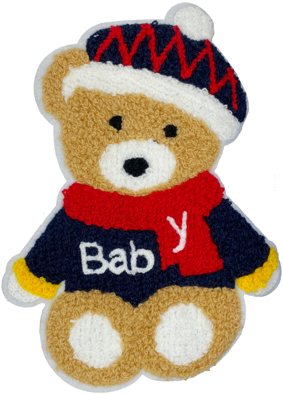 Chenille Bear 2 - Patch