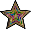 Large Sequin Star - Patch