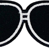 Glasses (Black & White) - Patch