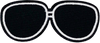 Glasses (Black & White) - Patch