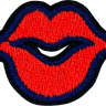 Red Lips Patch 2