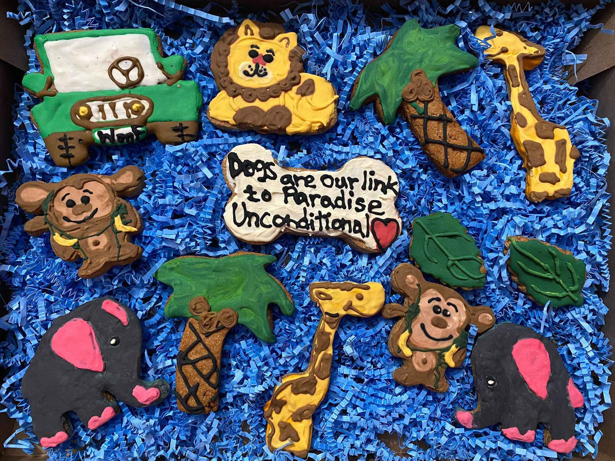 PAWsitively Organic Safari Dog Cookie Box