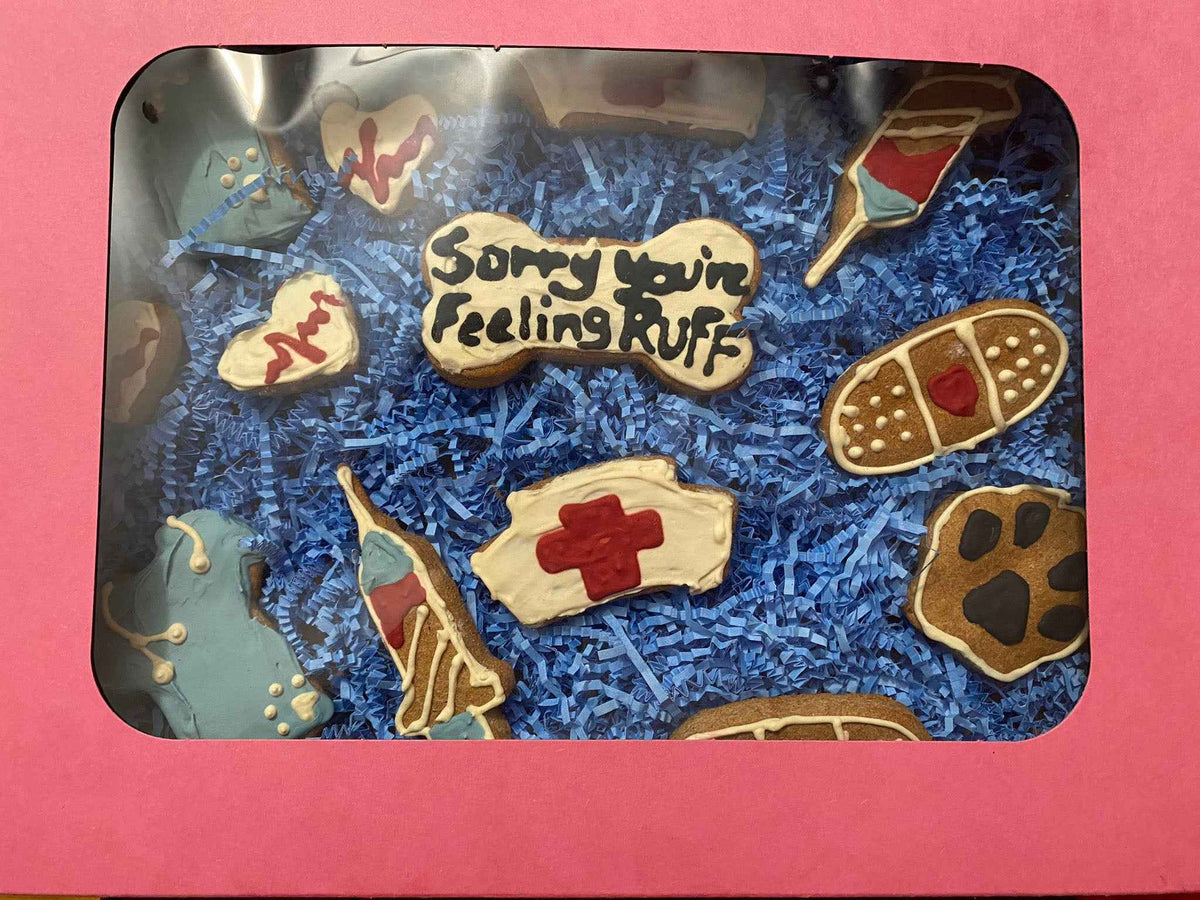 PAWsitively Organic Get Well Dog Cookie Box