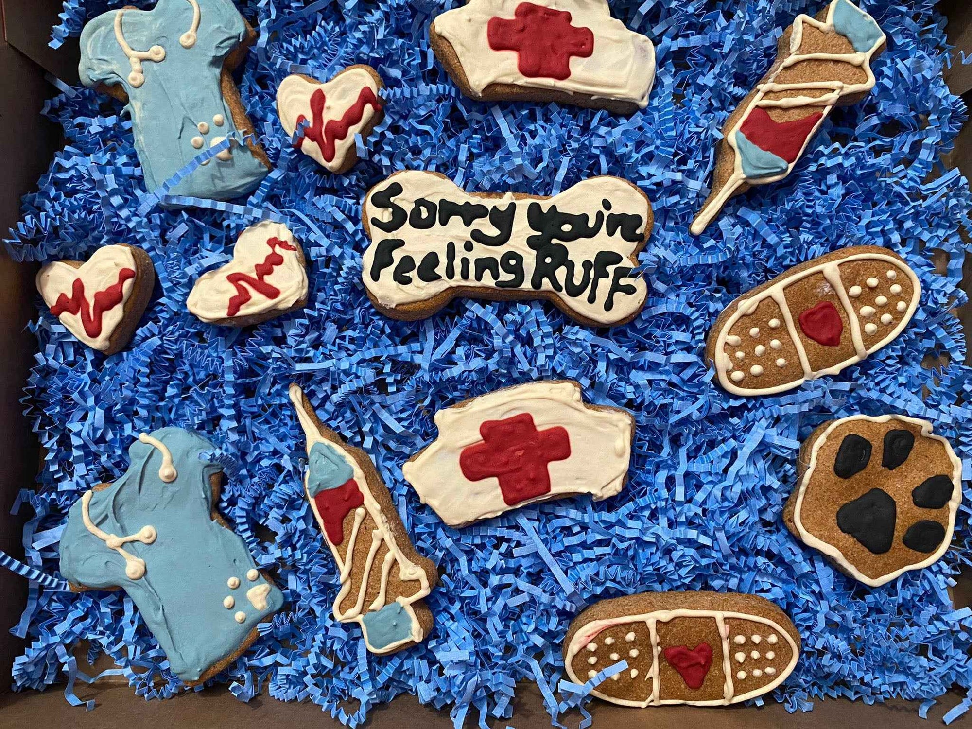 PAWsitively Organic Get Well Dog Cookie Box