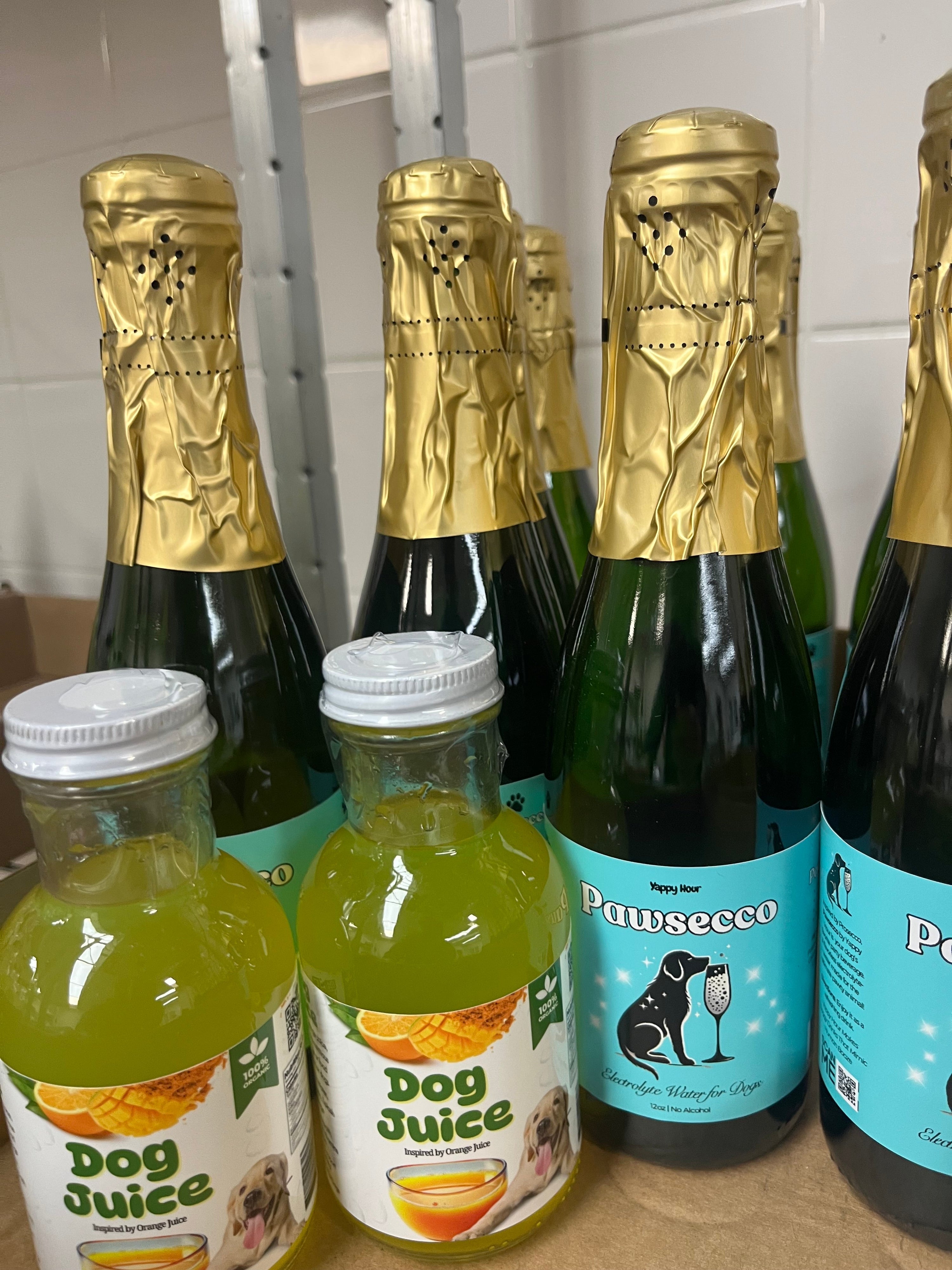 "Fur-Mosa" Mimosa Kit for Dogs