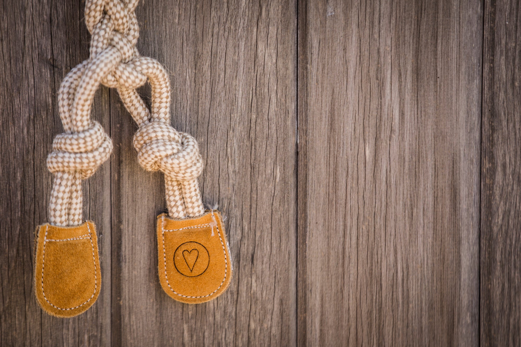 Natural Rope Knottie Dog Toys, 3 Pack, XL (16mm rope diameter)