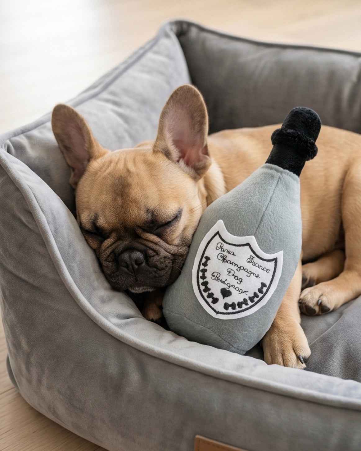 Haute Diggity Dog Dog Perignonn Champagne Plush Dog Toy