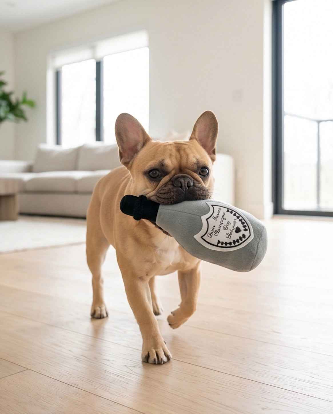 Haute Diggity Dog Dog Perignonn Champagne Plush Dog Toy