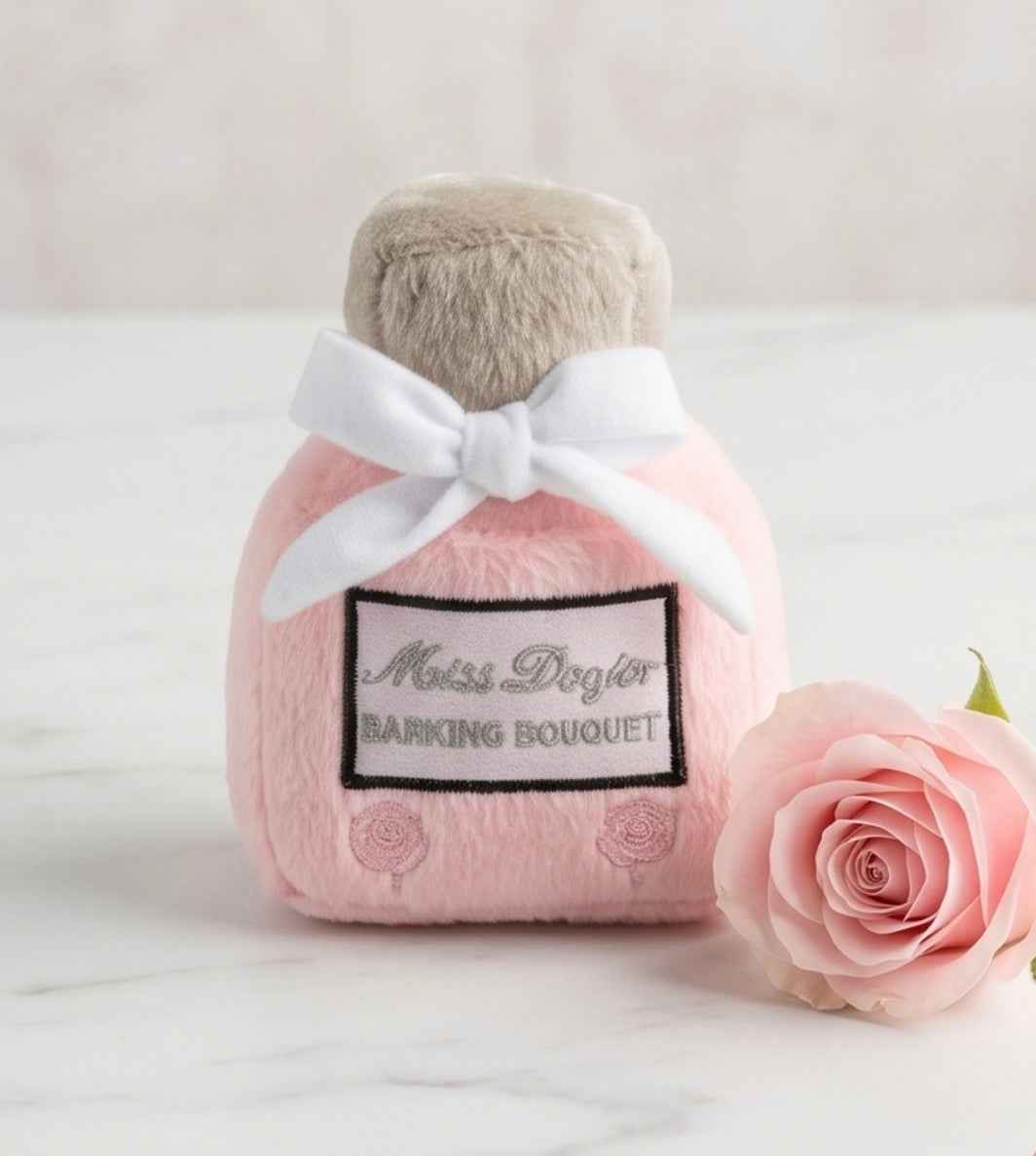 Haute Diggity Dog Miss Dogior Perfume Bottle Plush Dog Toy