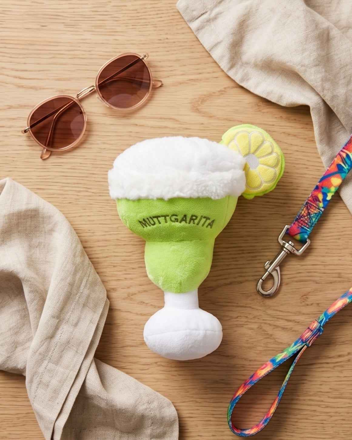 Haute Diggity Dog Muttgarita Plush Plush Dog Toy