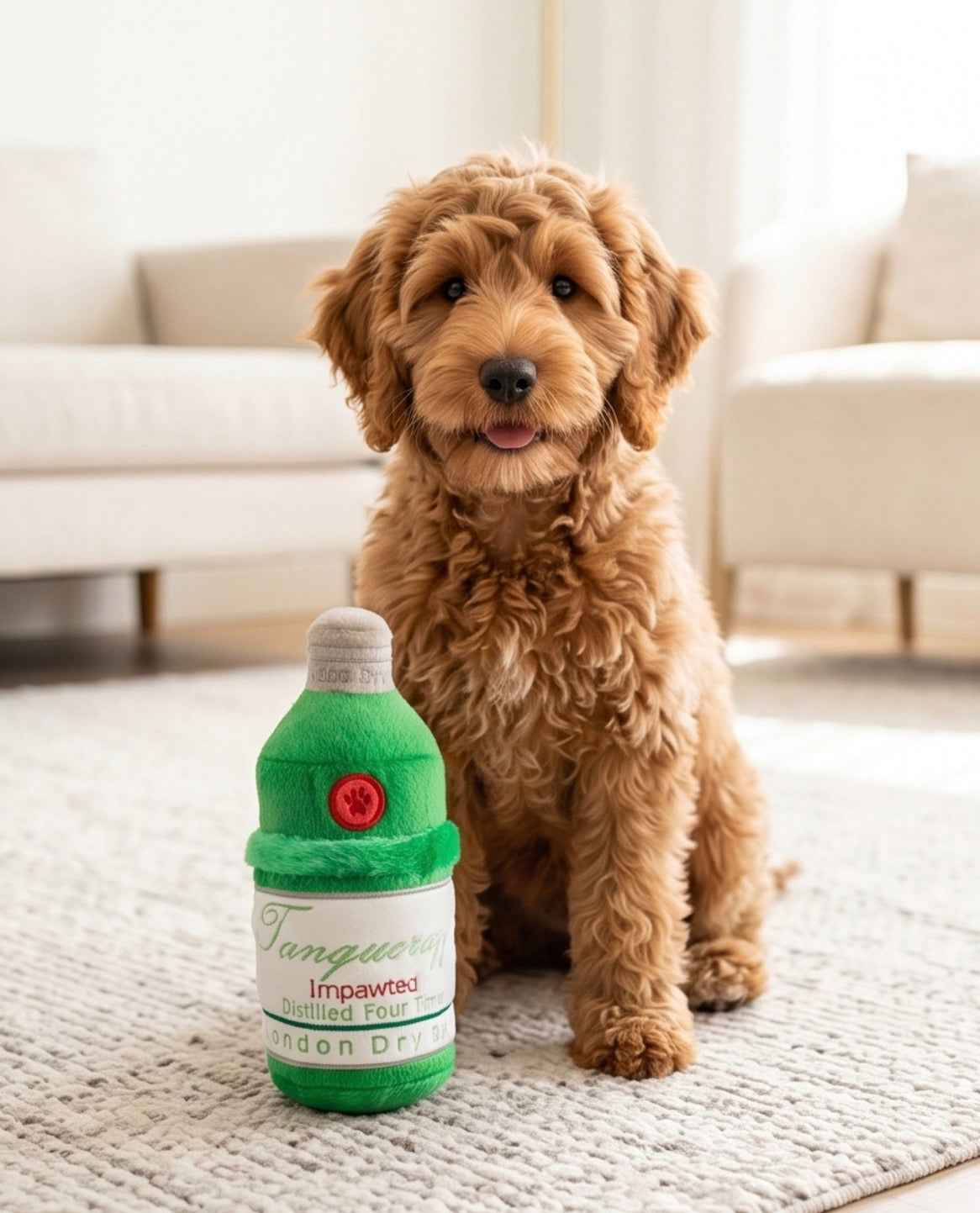 Haute Diggity Dog Tanqueruff Gin Plush Dog Toy