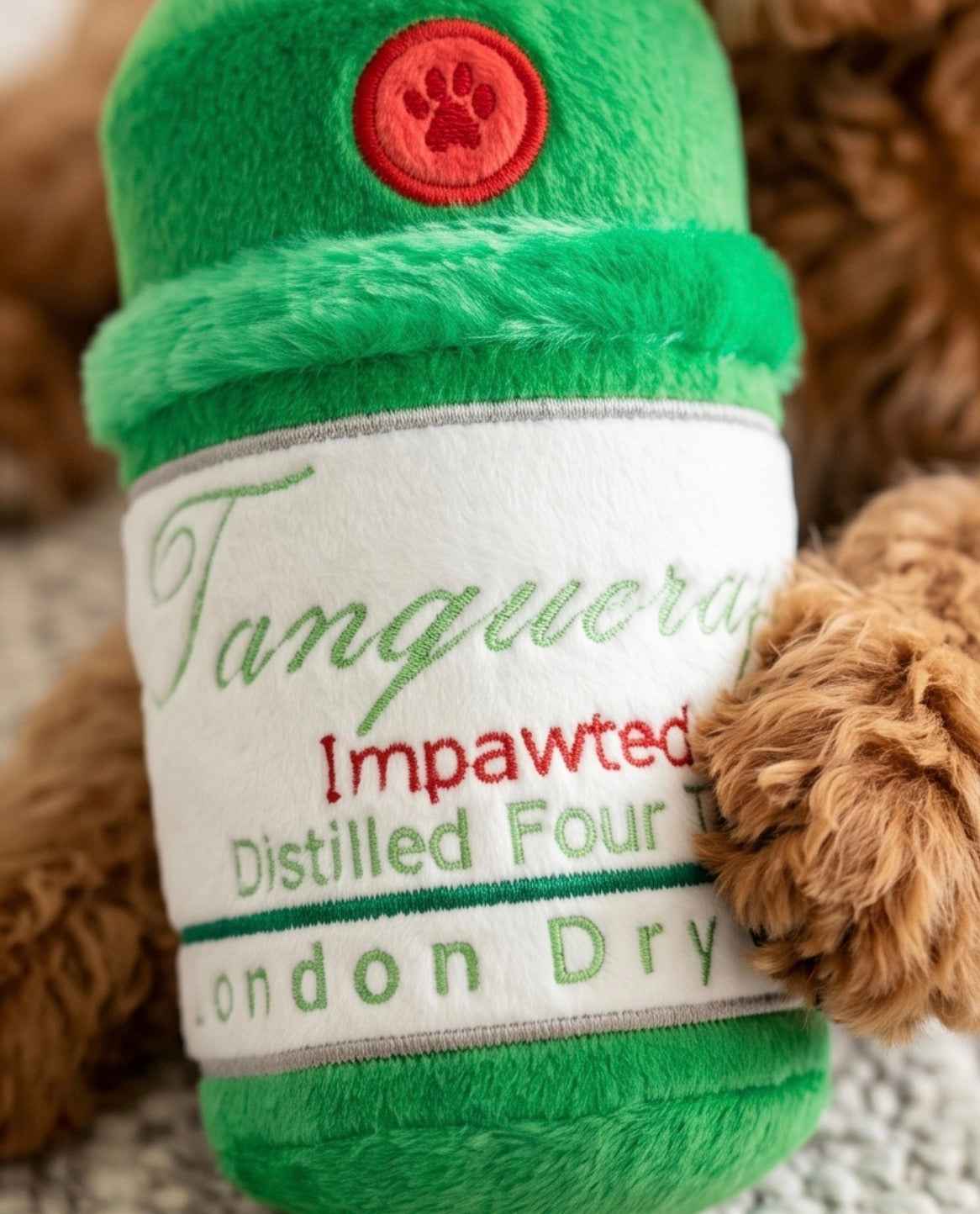Haute Diggity Dog Tanqueruff Gin Plush Dog Toy