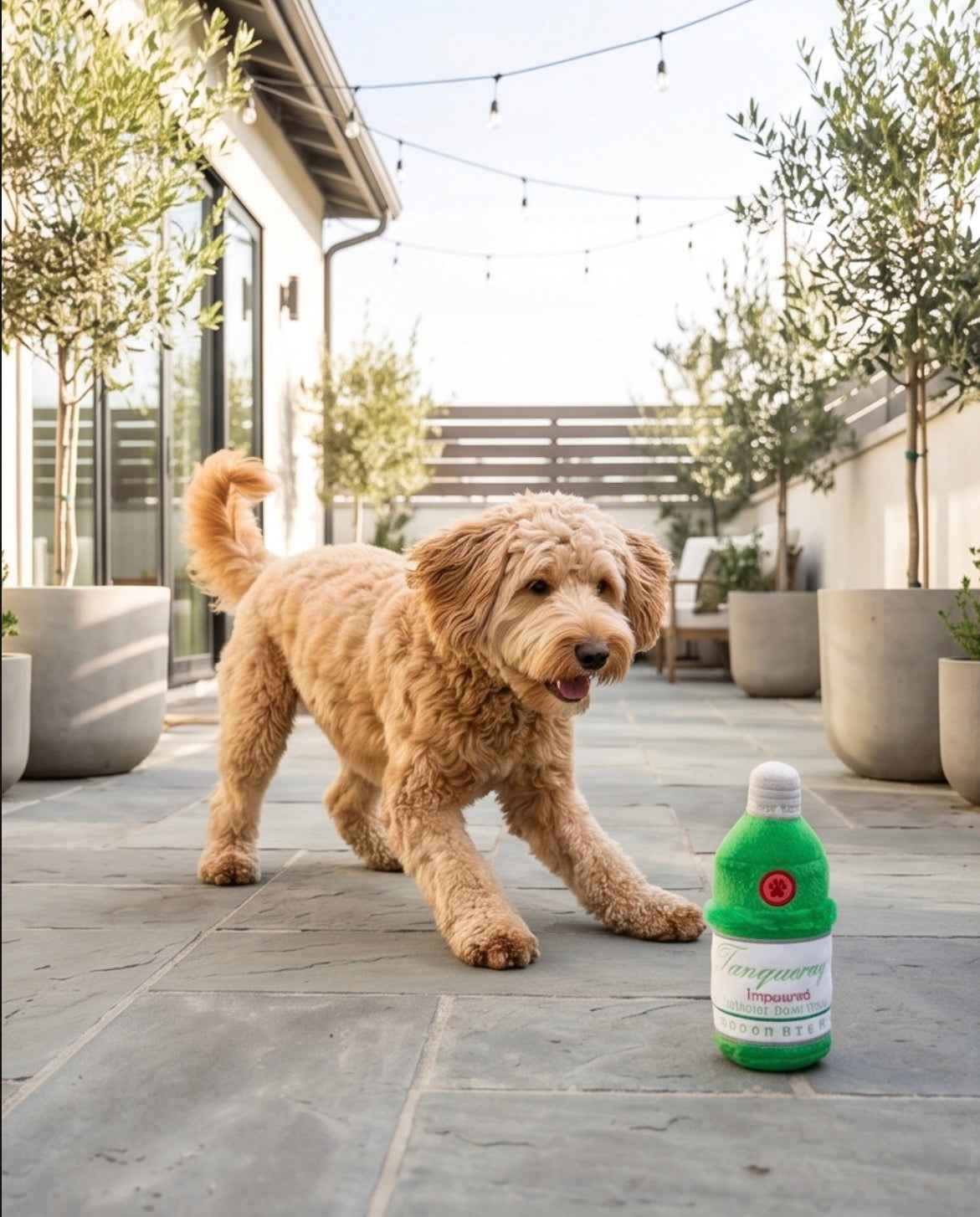 Haute Diggity Dog Tanqueruff Gin Plush Dog Toy