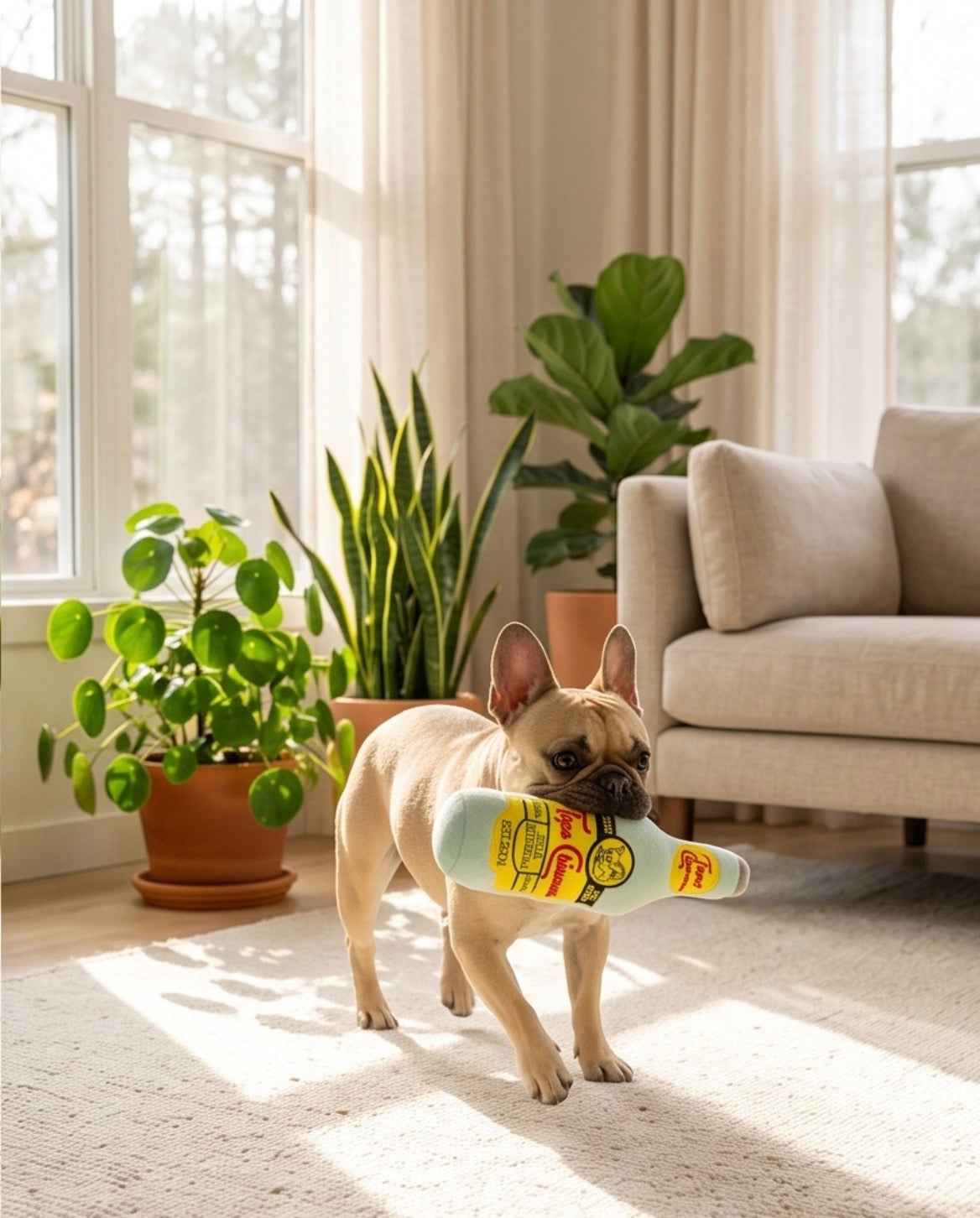 Haute Diggity Dog Topo Chiwawa Bottle Plush Dog Toy