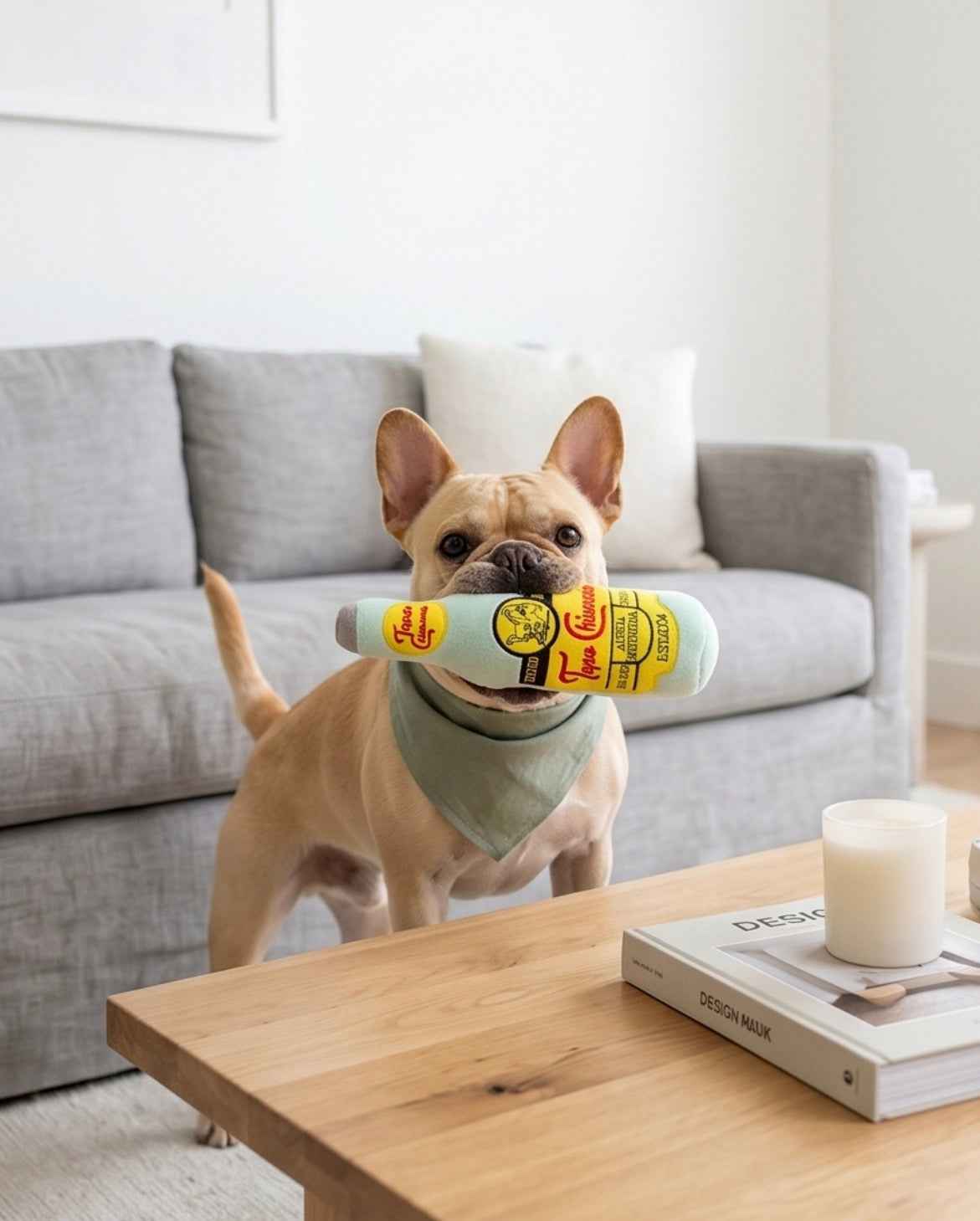 Haute Diggity Dog Topo Chiwawa Bottle Plush Dog Toy