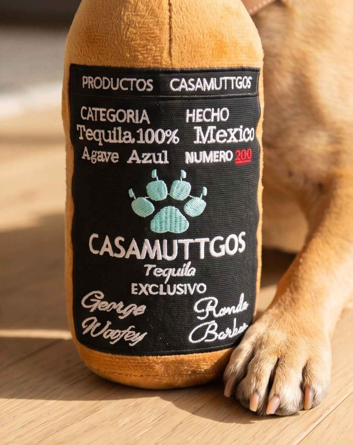 Haute Diggity Dog Casamuttgos Tequila Plush Dog Toy