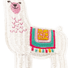 White Llama Patch