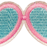 Pink Heart Glasses (S) - Patch
