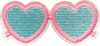 Pink Heart Glasses (S) - Patch