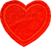 Red Heart Patch
