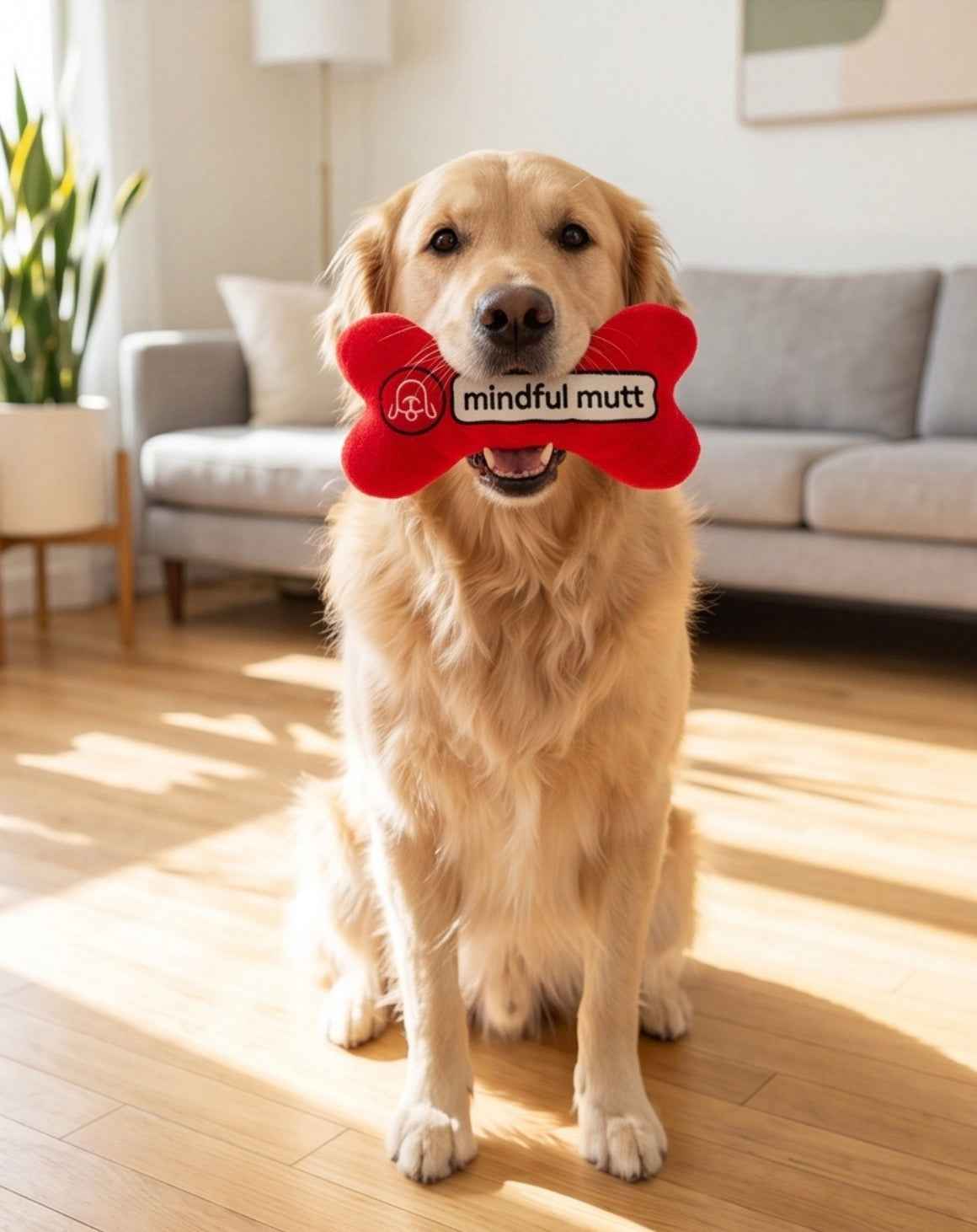 Haute Diggity Dog Chewlulemon Bone Plush Dog Toy